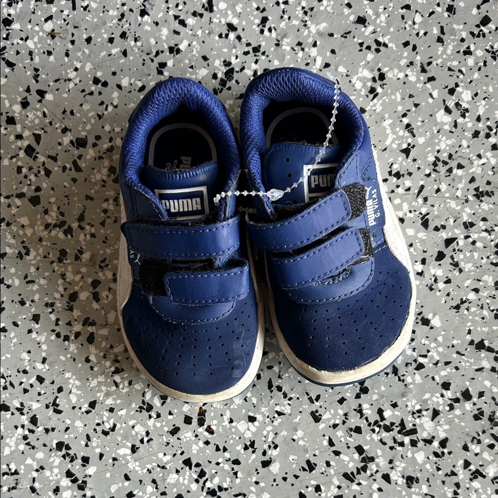 Puma Kids Navy Blue Sneakers